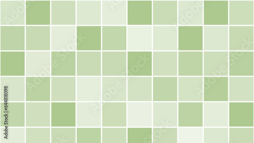 Green abstract square mosaic background