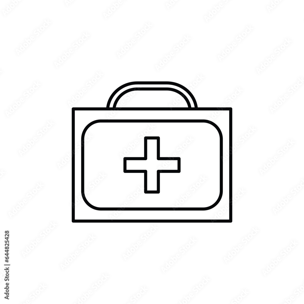medicine storage box icon design, illustration design medicine storage box icon design, illustration design
