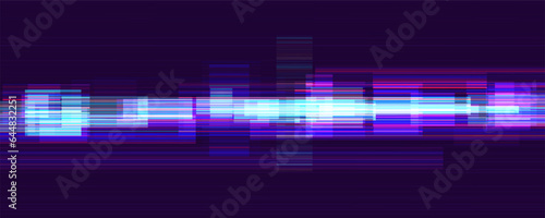 Glitch background. Abstract noise effect, error signal, television technical problem. Vector illustration.