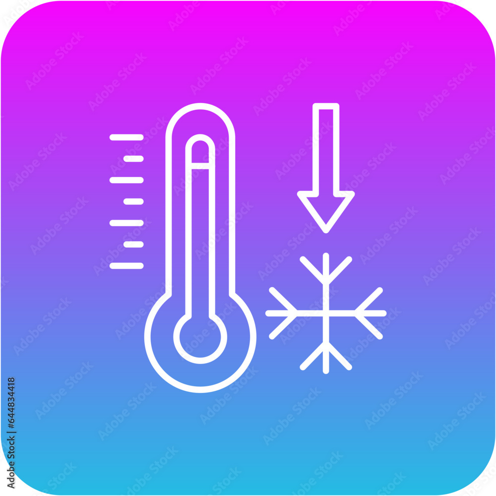 Low Temperature Icon Low Temperature Icon