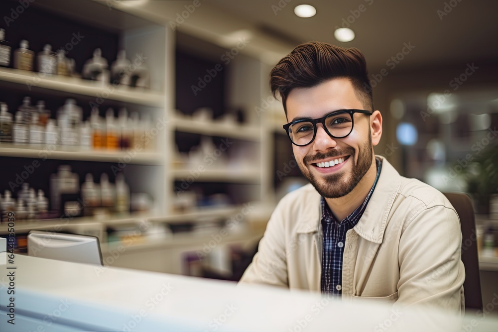 Successful, happy and confident young businessman with a cheerful smile, exuding professionalism and modern corporate success. Successful, happy and confident young businessman with a cheerful smile, exuding professionalism and modern corporate success.
