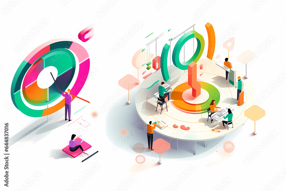 Fototapeta premium isometric