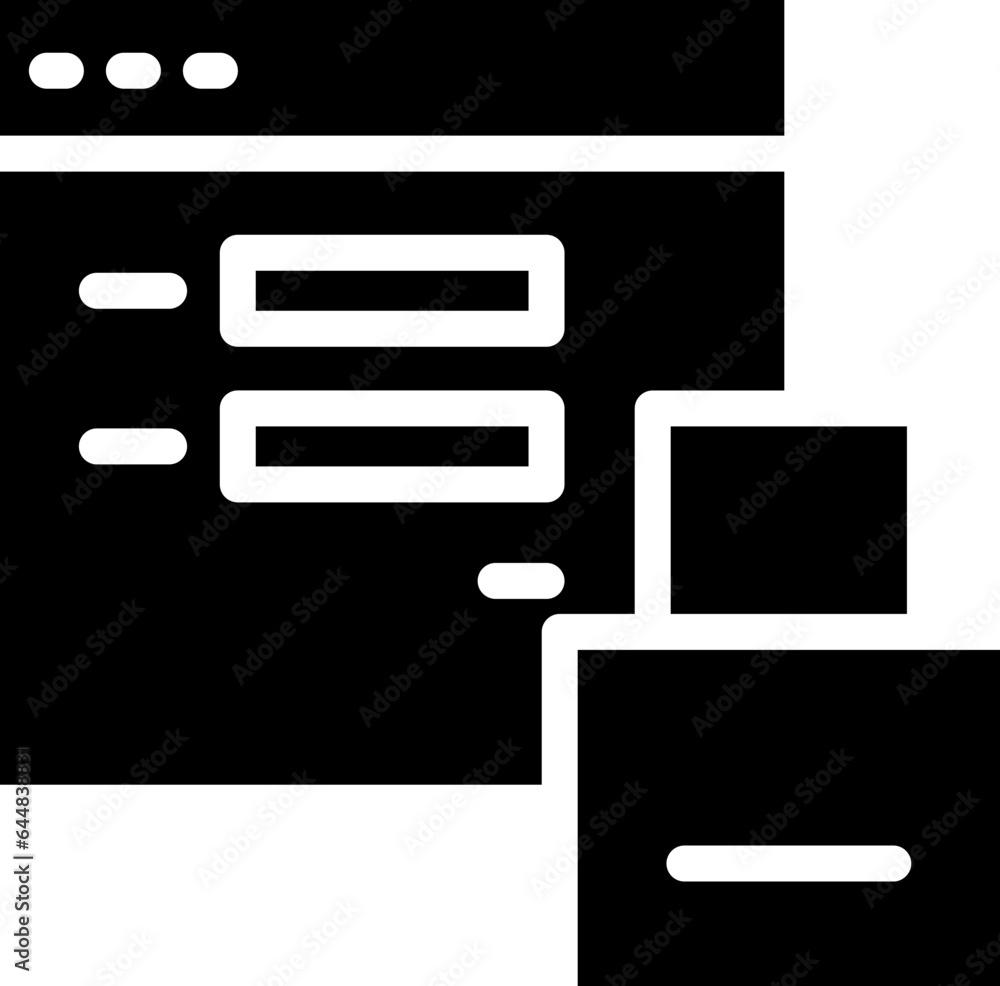 Illustration Of Web Security Icon Or Symbol In B&W Color. Illustration Of Web Security Icon Or Symbol In B&W Color.