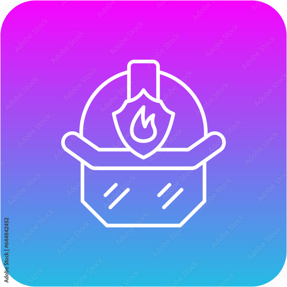Firefighter Helmet Icon