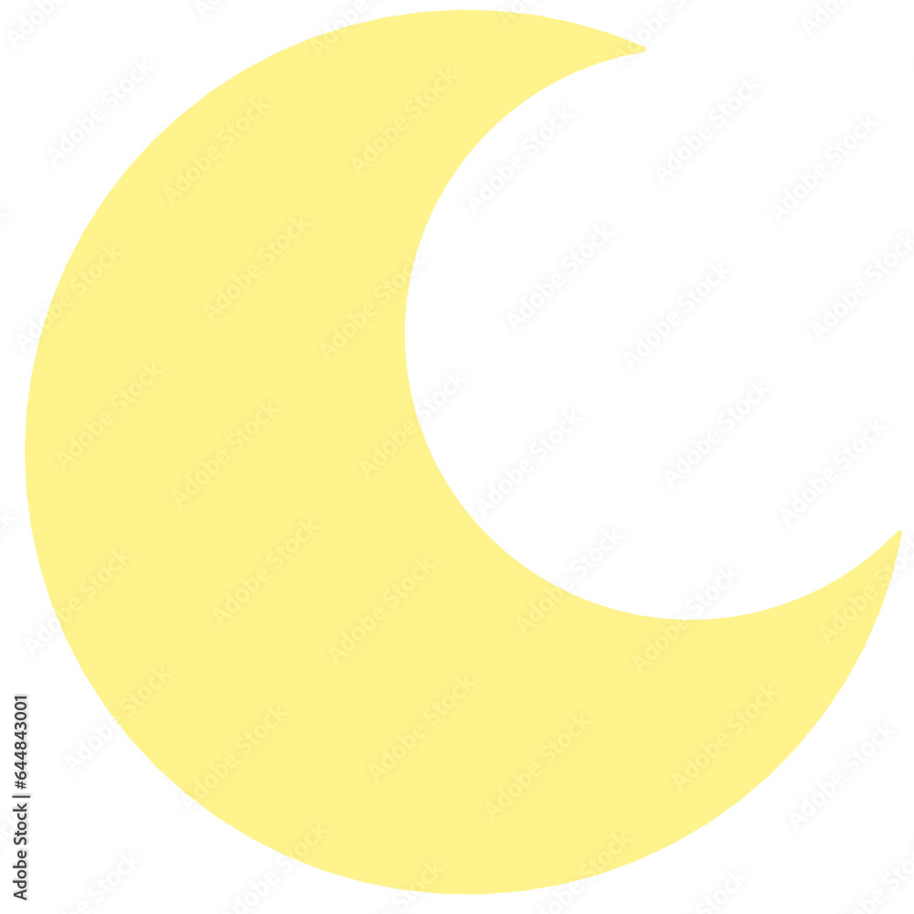 Banana Crescent moon icon