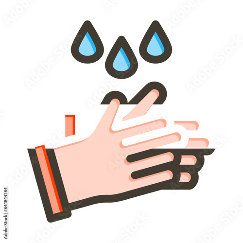 Covid Restrictions Vector Thick Line Filled Colors Icon Design Vector Thick Line Filled Colors Icon Design