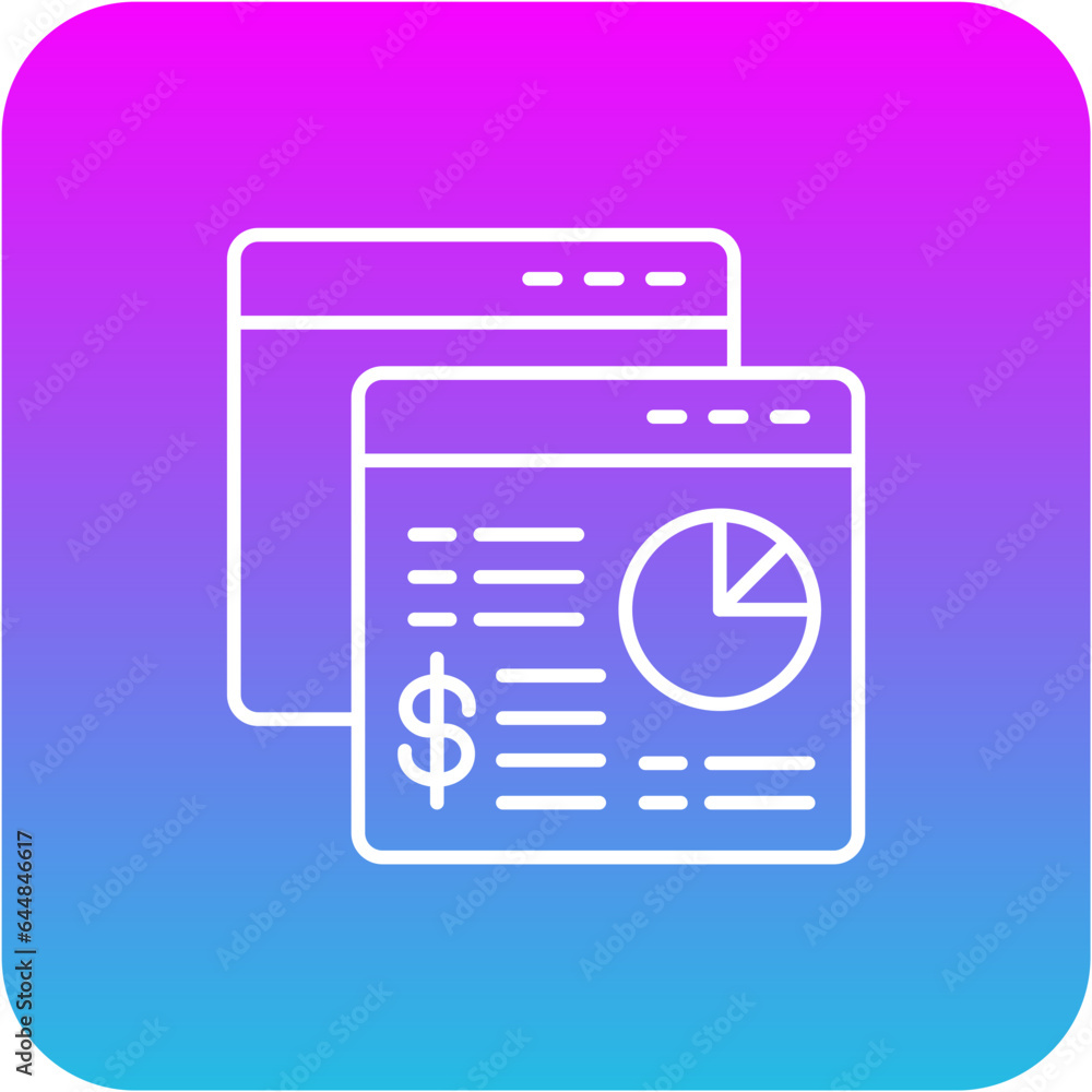Website Analytics Icon Website Analytics Icon