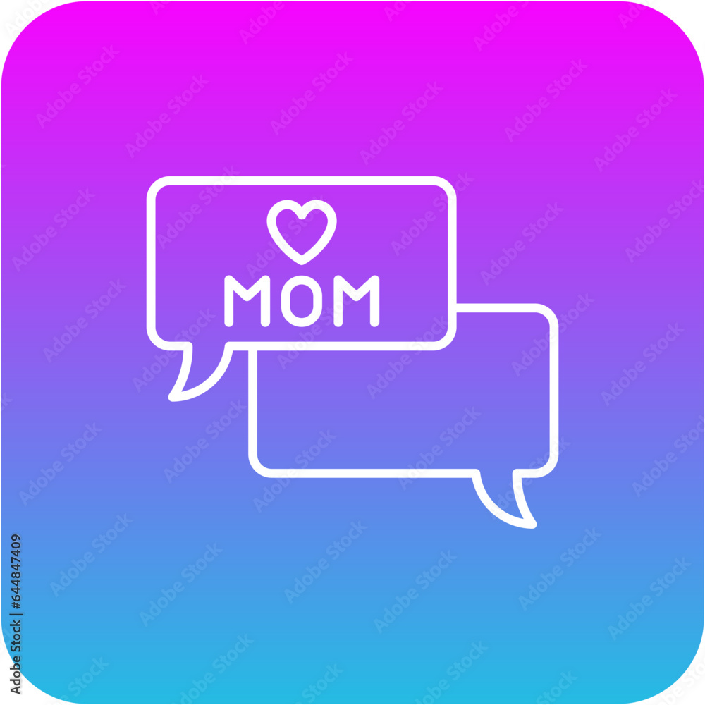 Bubble Speech Icon