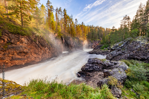 waterfall in forest