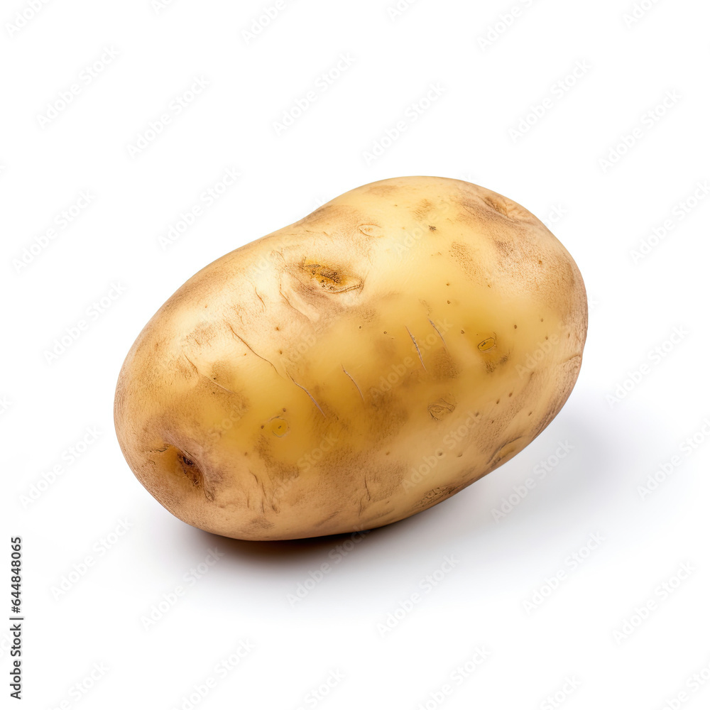potatoes isolated on white background potatoes isolated on white background