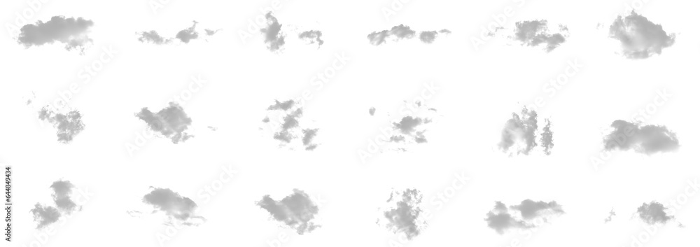 Pakiet białych chmur, dym Pakiet białych chmur, dym