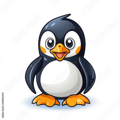 Penguin mascot logo, AI generated Image © musa