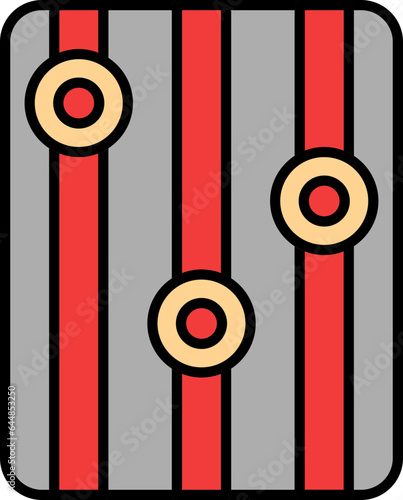 Colorful Slider Bar Icon Or Symbol.