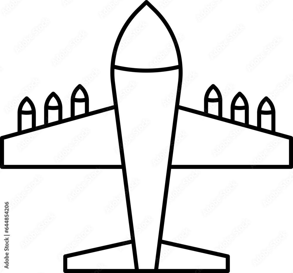 Illustration Of Flight Icon Or Symbol. Illustration Of Flight Icon Or Symbol.