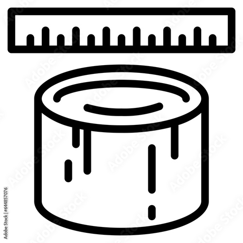 log measurements lline icon photo