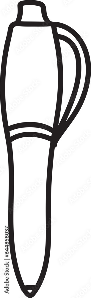 Isolated Pen Icon On White Background. Isolated Pen Icon On White Background.