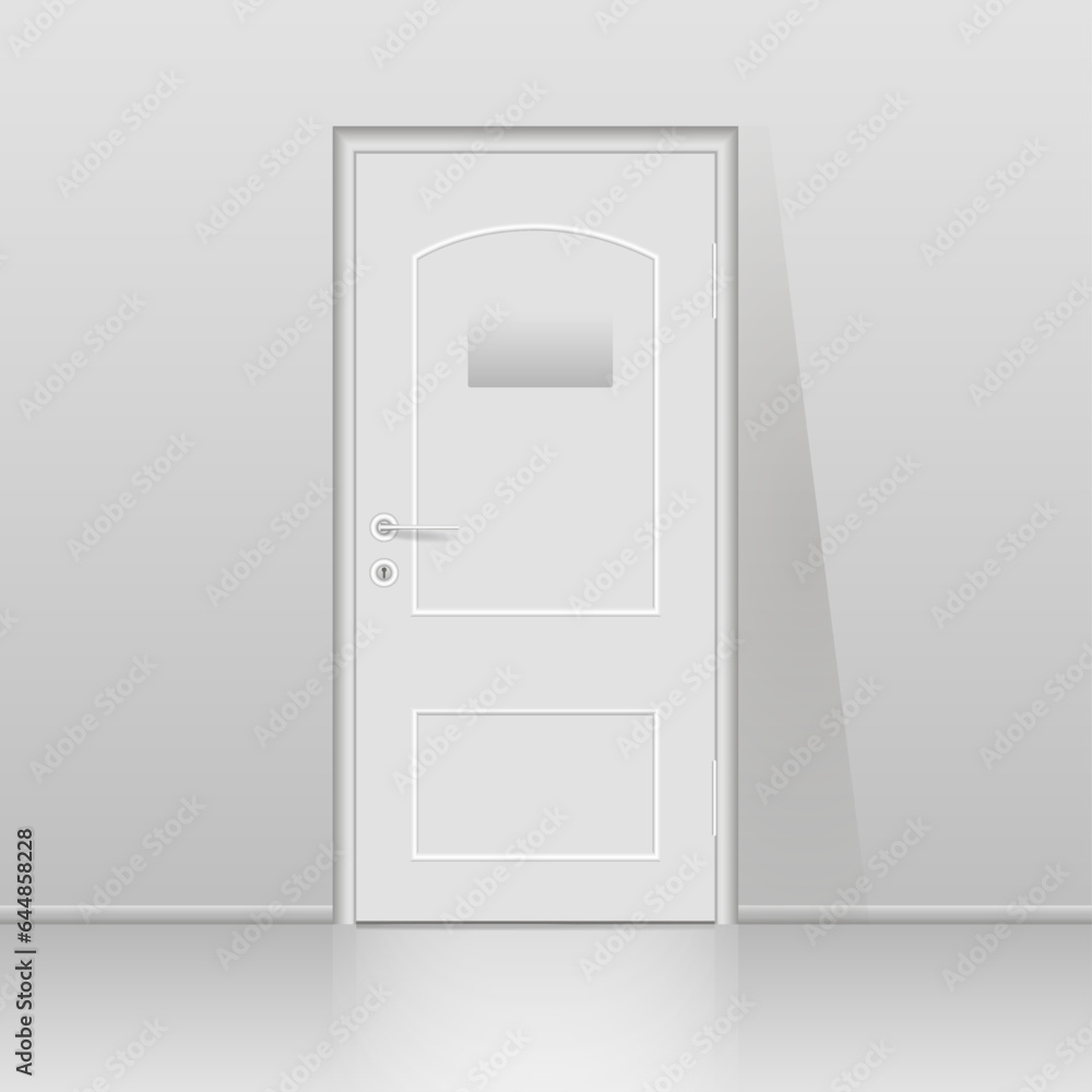 The interior of an empty room with a white wall and a closed door.
Free space for copying a 3d image. The interior of an empty room with a white wall and a closed door.
Free space for copying a 3d image.