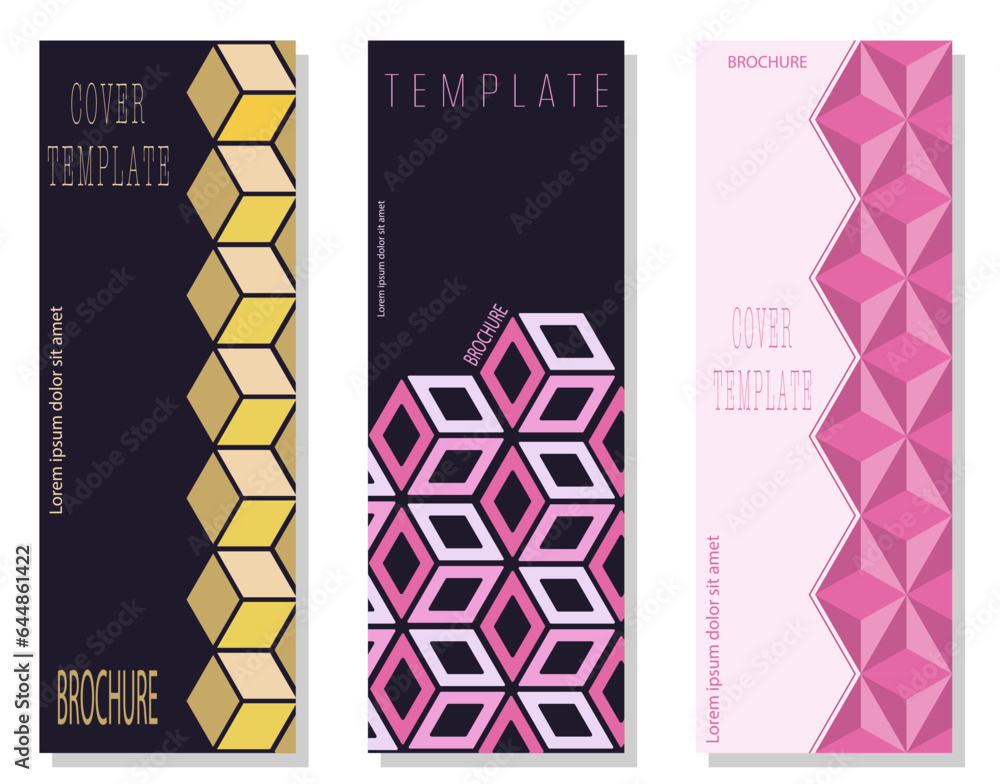 set of creative templates for the design of a poster, banner, poster, cover or postcard. Corporate style layout. The idea of the interior, prints and decoration set of creative templates for the design of a poster, banner, poster, cover or postcard. Corporate style layout. The idea of the interior, prints and decoration