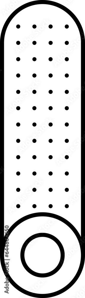 Isolated Yoga Mat Icon In Line Art. Isolated Yoga Mat Icon In Line Art.