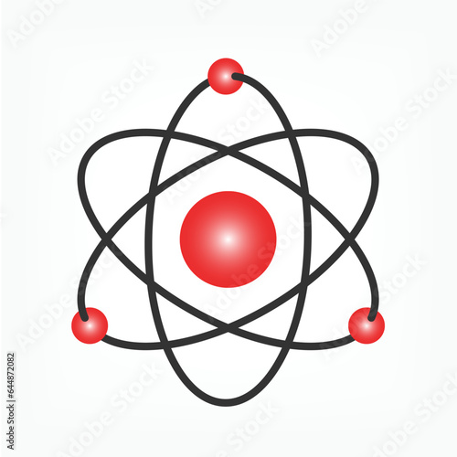 Atom, Molecule Icon - Vector, Sign and Symbol for Design, Presentation, Website or Apps Elements.