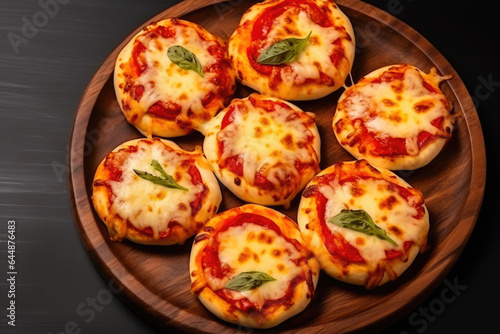 Delectable Mini Pizza Bites from Above