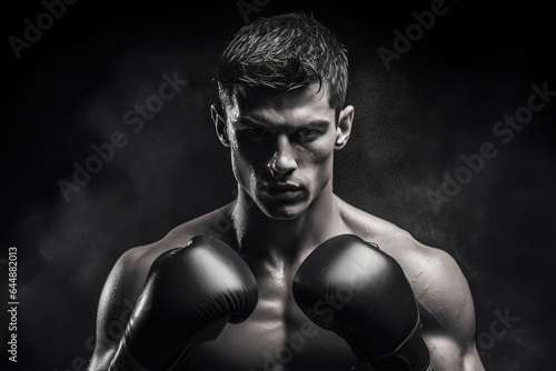 Boxing Brilliance: Strength, Power, and Grit © AIproduction