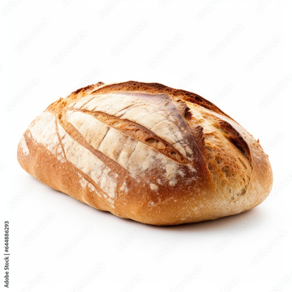 loaf of bread isolated on white background loaf of bread isolated on white background