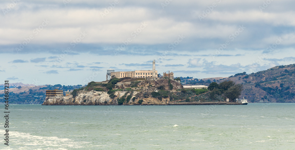 Alcatraz prison island in California, USA
