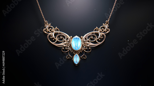 Elegant gemstone necklace