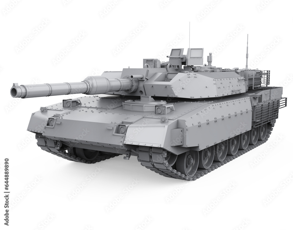 Military Tank Isolated