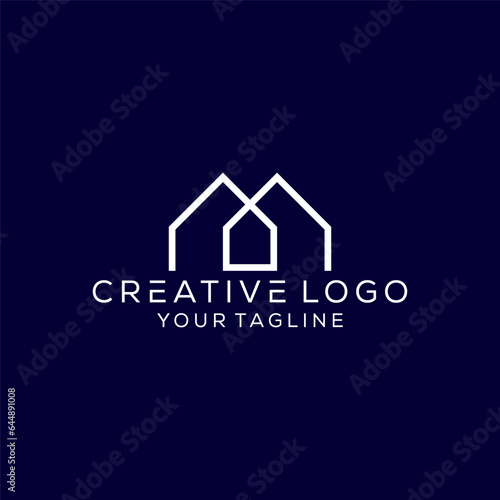 creative building logo design vector