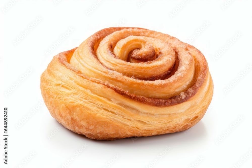 Baking a round twine-patterned pastry. Generate Ai Baking a round twine-patterned pastry. Generate Ai