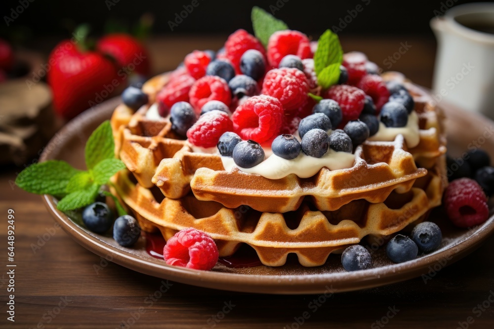Ready pancakes at dawn. Generate Ai Ready pancakes at dawn. Generate Ai