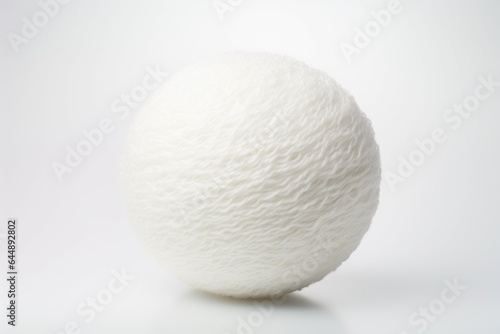 Ball wool white textile. Generate Ai
