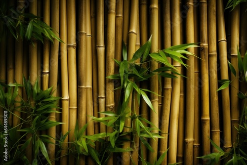 Bamboo background. Generate Ai