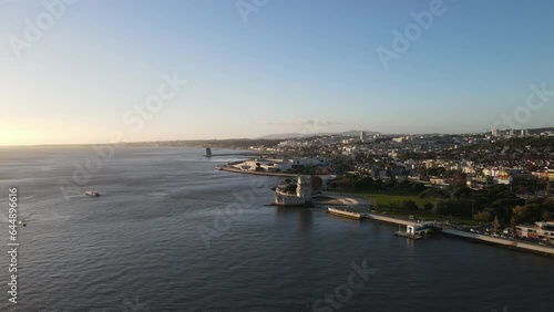 view of the river and bellem tower photo