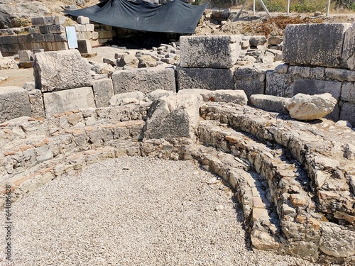 Letoon - the ancient sanctuary of the goddess Leto, as well as her twin children Apollo and Artemis. Located in the Turkish province of Mugla.