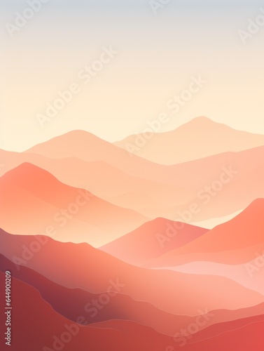 vertical wallpaper. mountains silhouettes.
