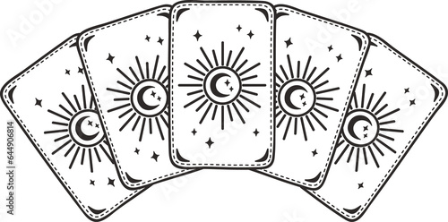 tarot cards spreads, png transparent background	
