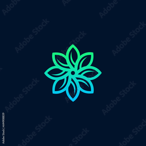 leaf element design logo vector