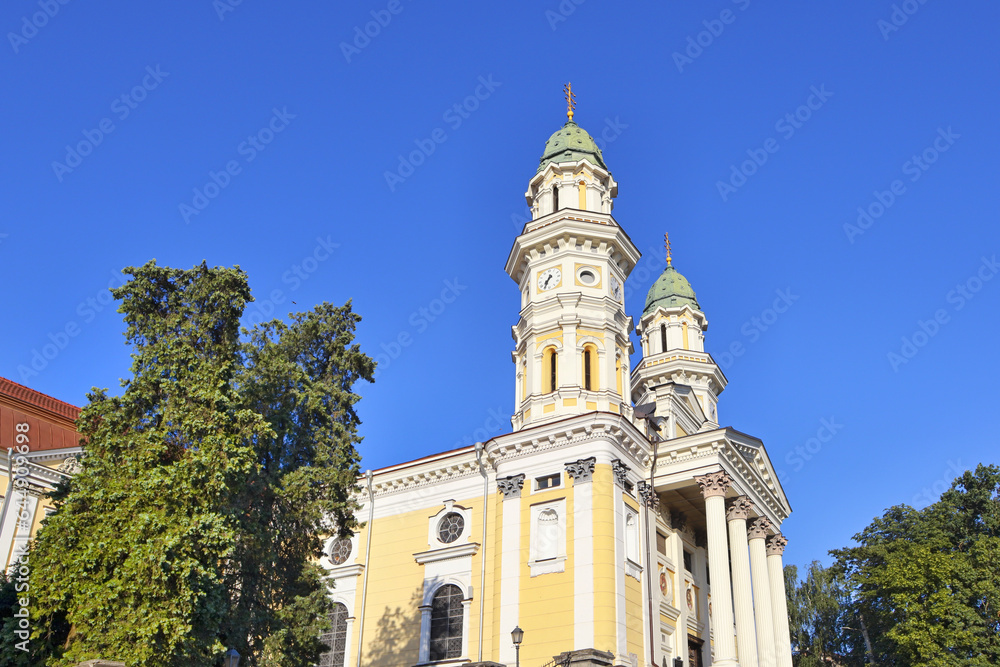  Holy Cross Cathedral in Uzhhorod, Ukraine