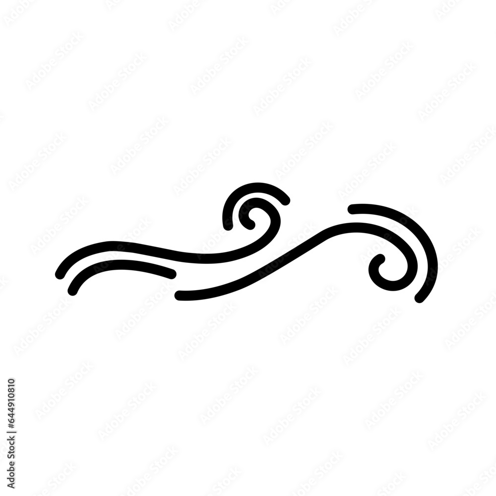 hand drawn wind doodle hand drawn wind doodle