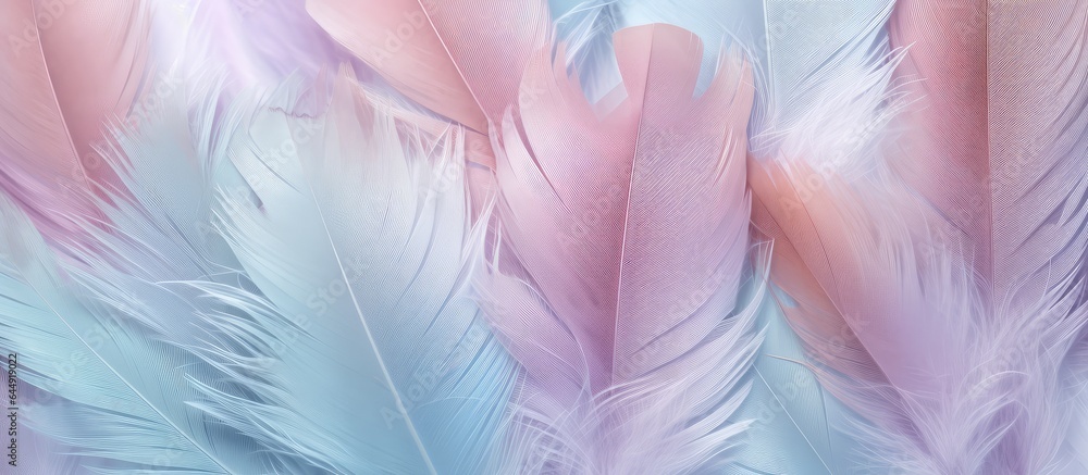 Abstract art design with soft colors and feather textures in a blurred postcard style inspired by fashion trends isolated pastel background Copy space Abstract art design with soft colors and feather textures in a blurred postcard style inspired by fashion trends isolated pastel background Copy space