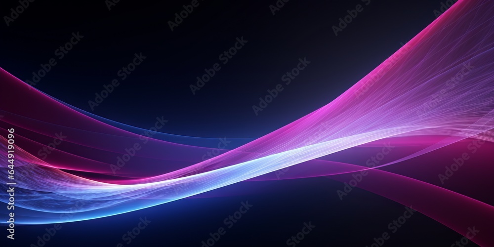 Fototapeta premium mesmerizing streaks of light dance through the cosmos, Generative AI