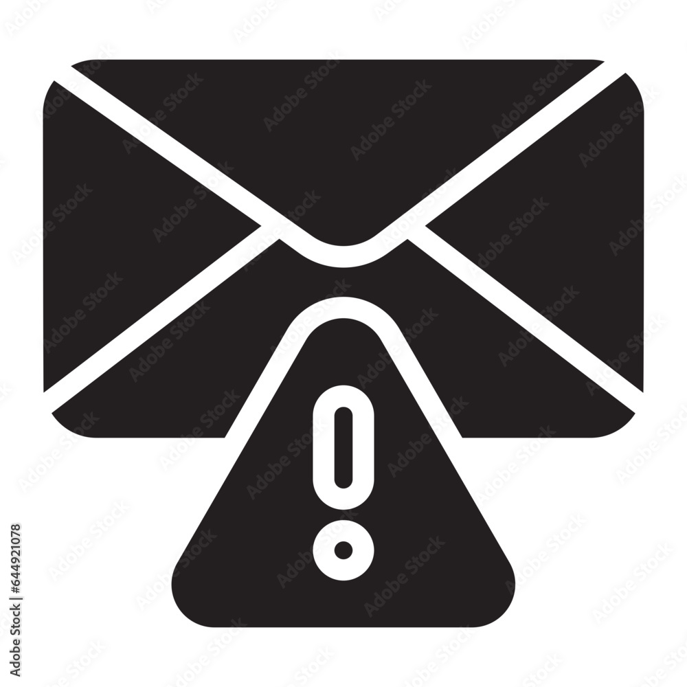 spam glyph icon