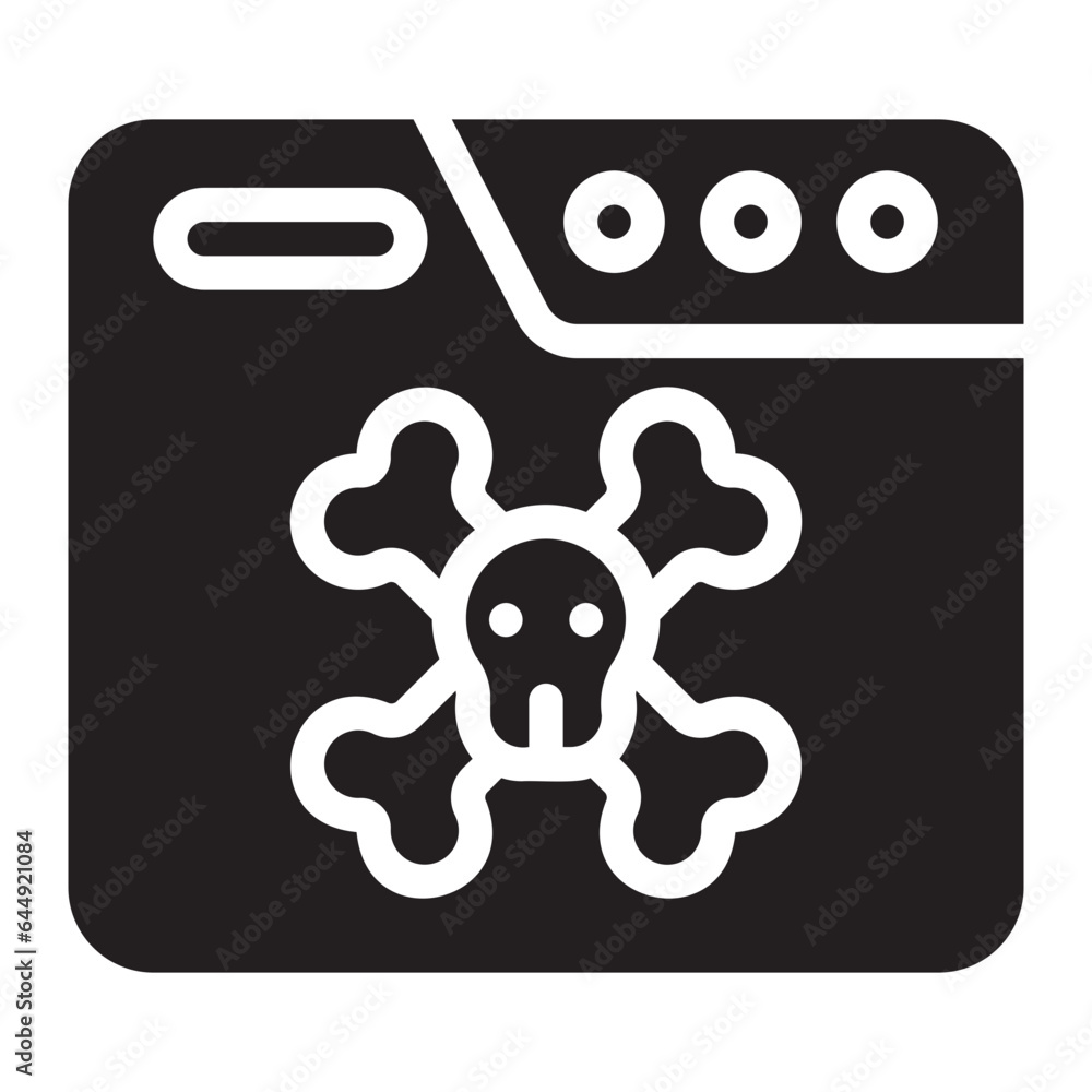 virus glyph icon virus glyph icon