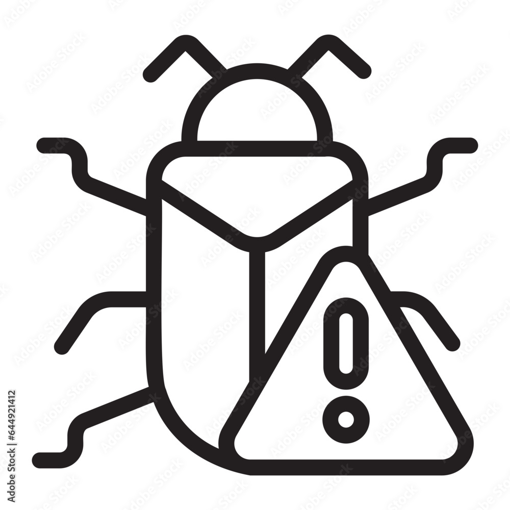 bug report line icon bug report line icon