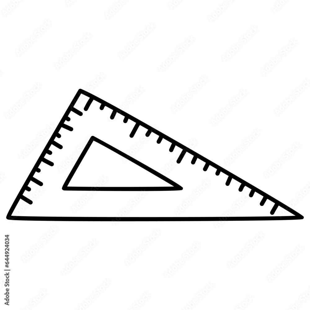 Measuring Tools, Ruler Vector doodle illustration Measuring Tools, Ruler Vector doodle illustration