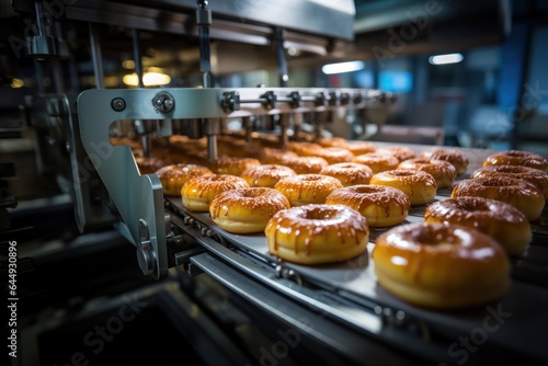Doughnut Factory Generate with AI. © Prathankarnpap