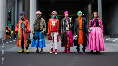 youth asian street fashion at future